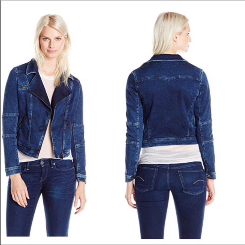 Mavi Janet Dark Wash Jean Jacket Size Medium NWOT